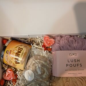 Lush Poufs in Purple